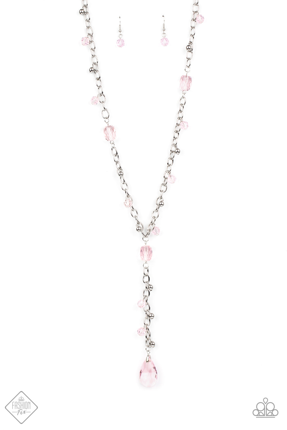 Paparazzi Afterglow Party - Pink Necklace - A Finishing Touch 