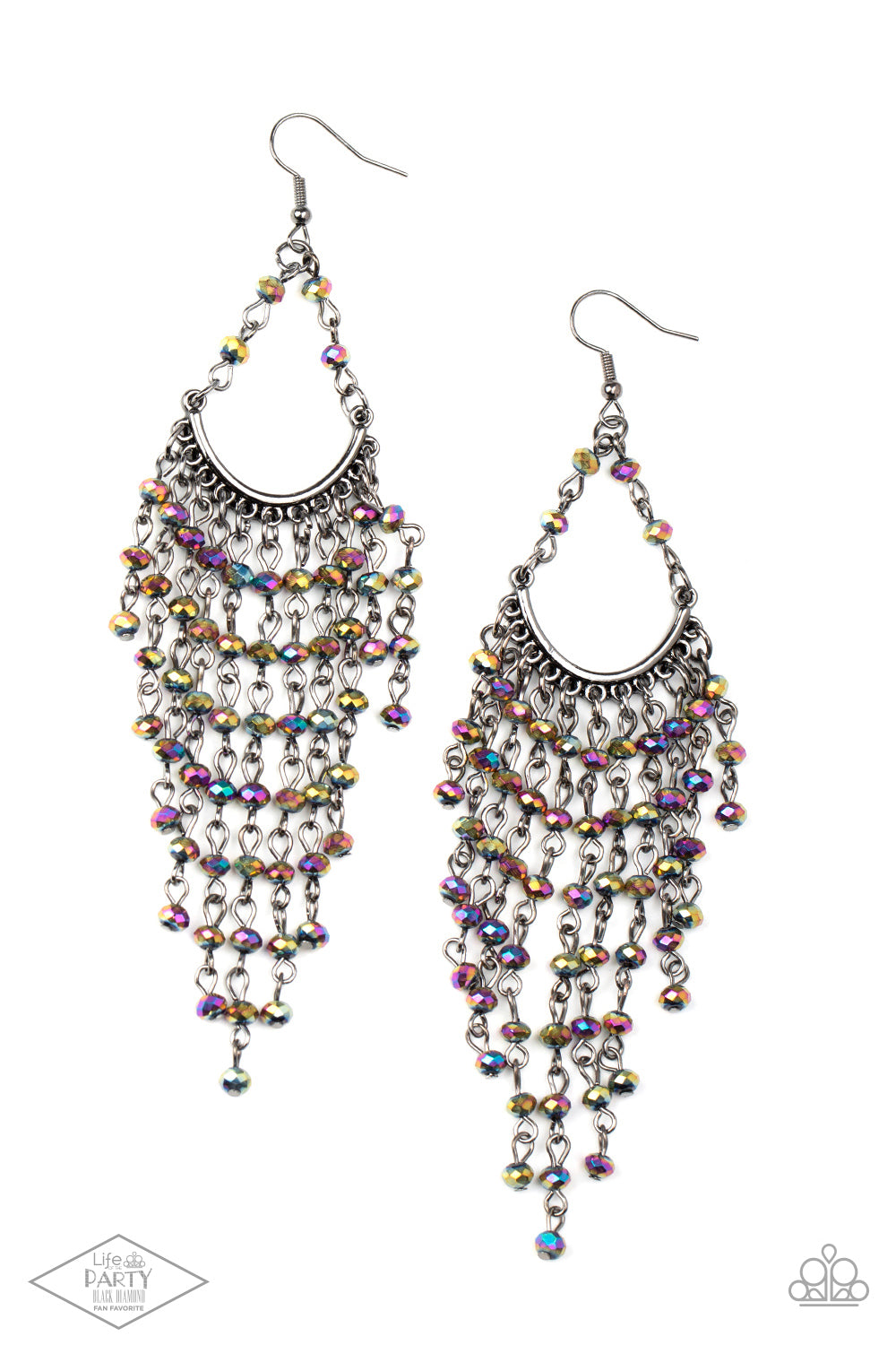 Paparazzi Metro Confetti - Multi Earrings - Life Of The Party Exclusive - A Finishing Touch Jewelry