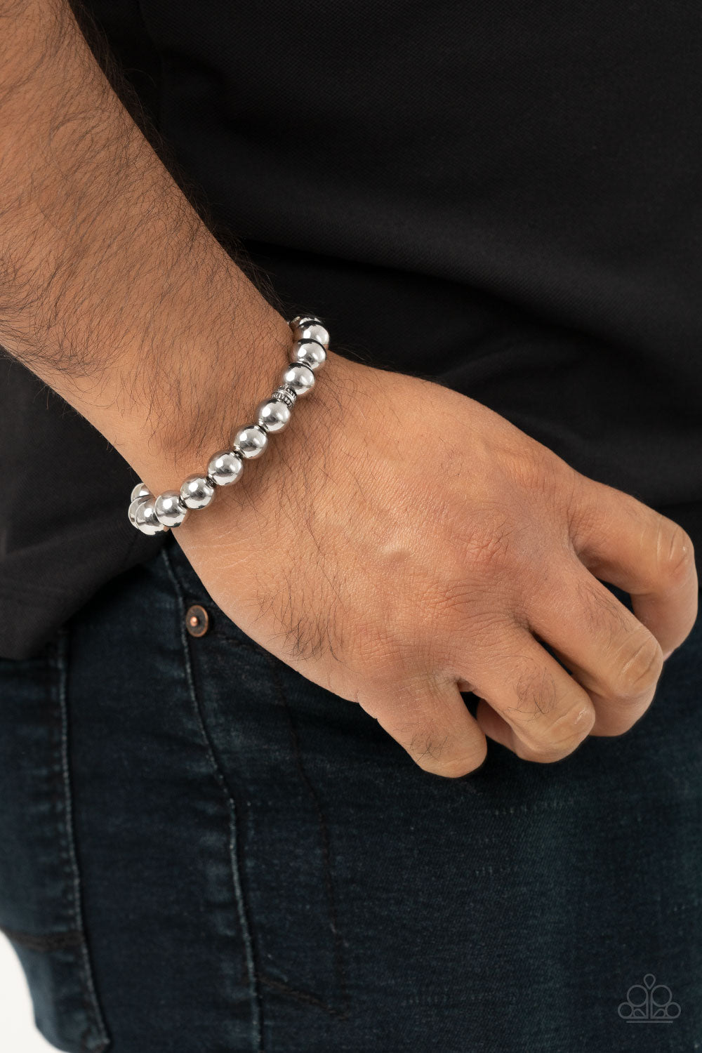 Paparazzi Resilience - Silver Bracelet - A Finishing Touch Jewelry