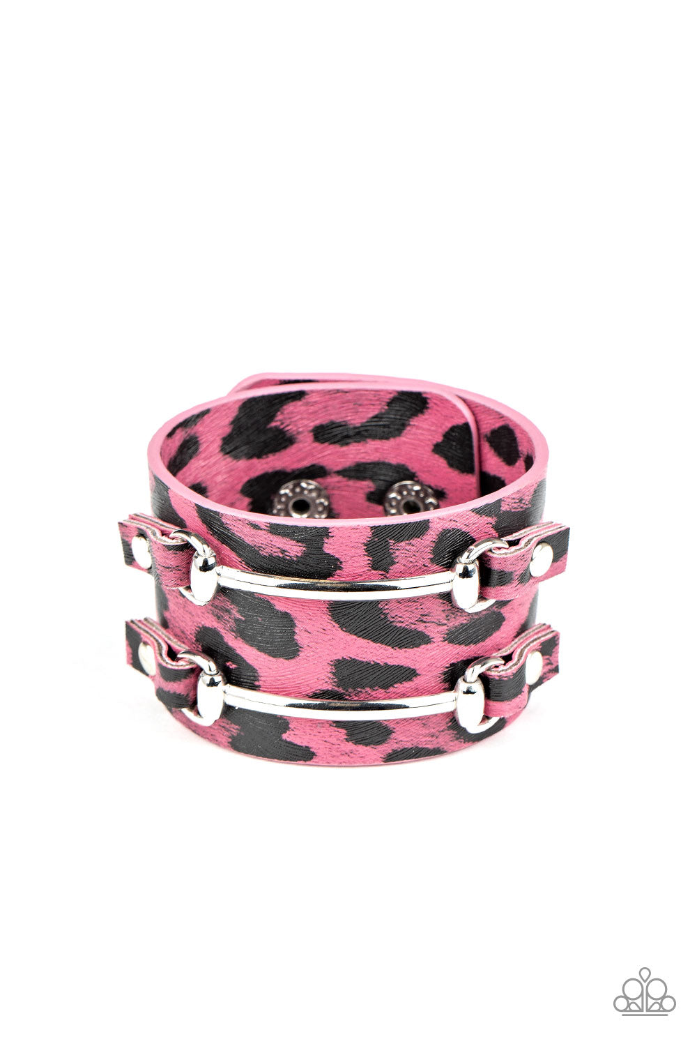 Paparazzi Safari Scene - Pink Bracelet - A Finishing Touch Jewelry