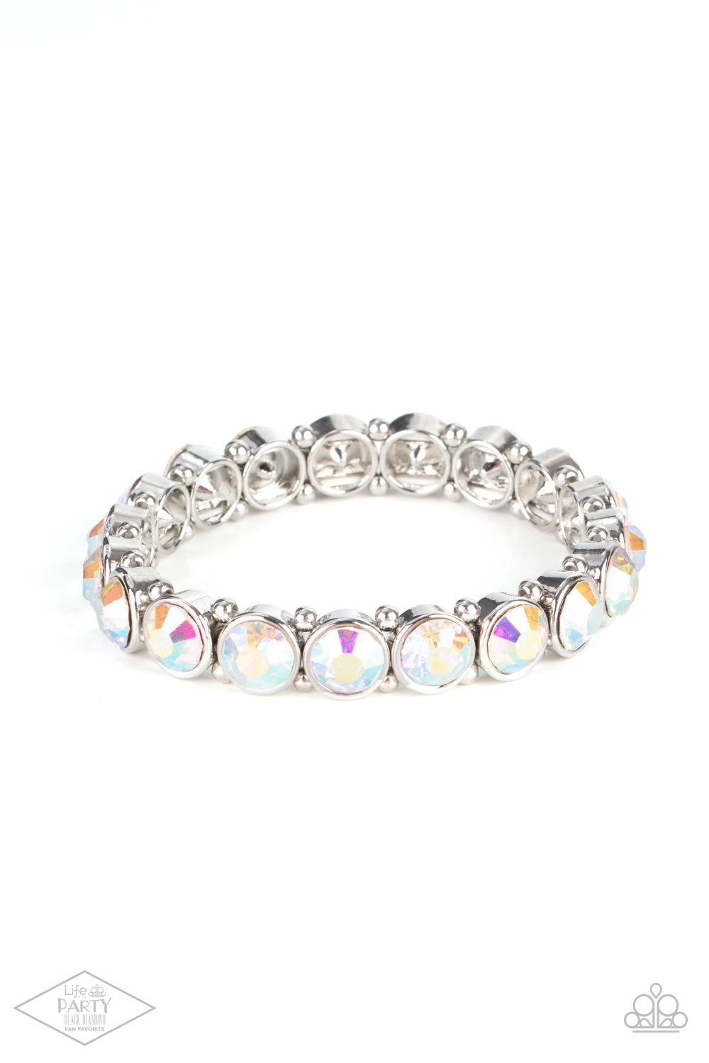 Colorful Bracelet - Iridescent Jewelry - Paparazzi Sugar Coated Sparkle Paparazzi jewelry image