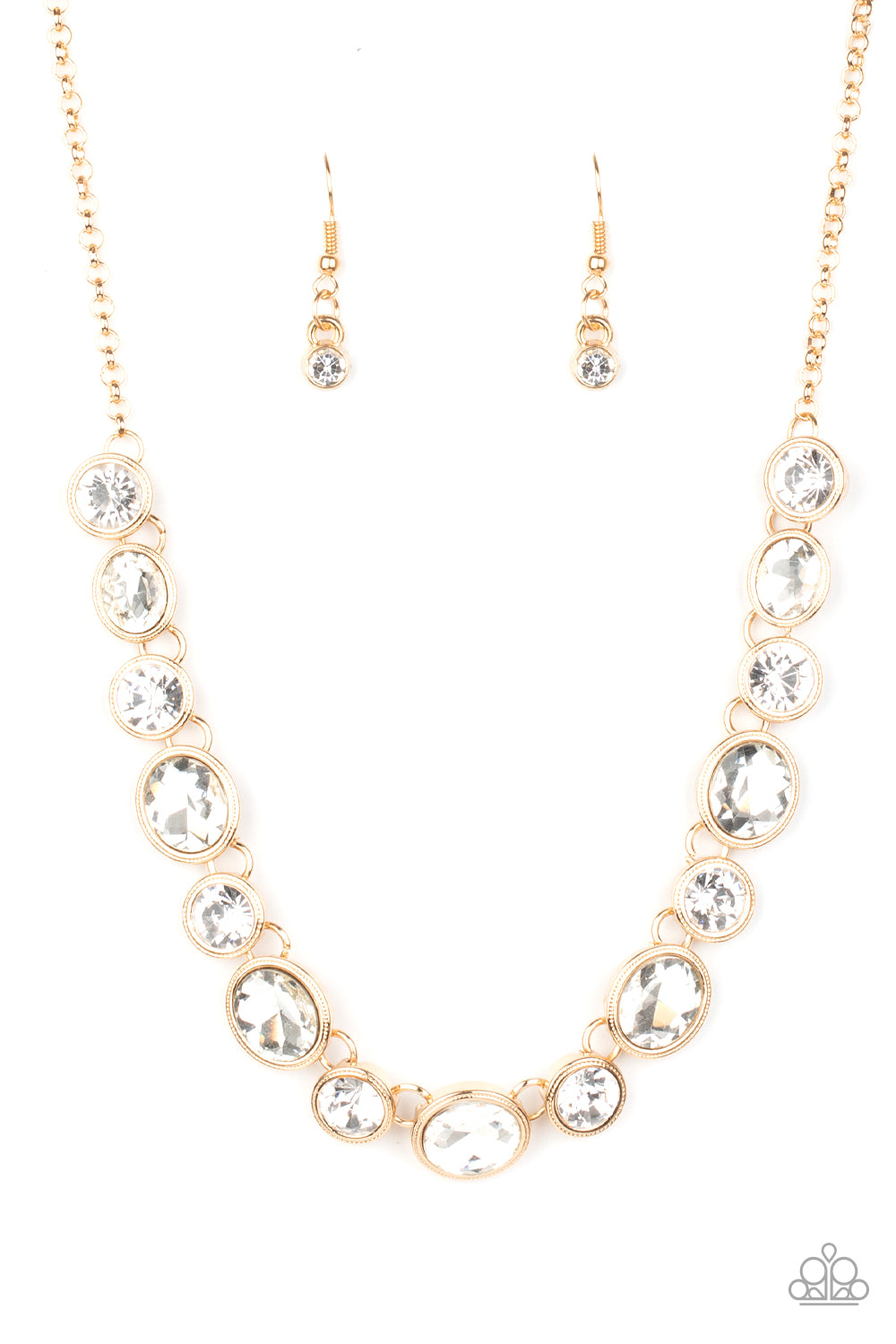 Paparazzi Girls Gotta Glow - Gold Necklace - A Finishing Touch Jewelry