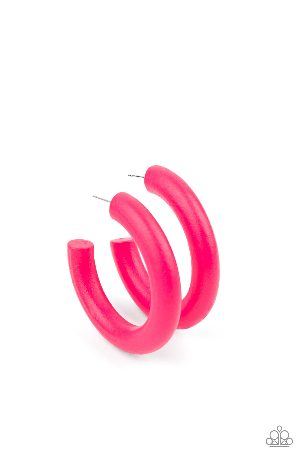 Paparazzi Woodsy Wonder - Pink Earrings - A Finishing Touch Jewelry