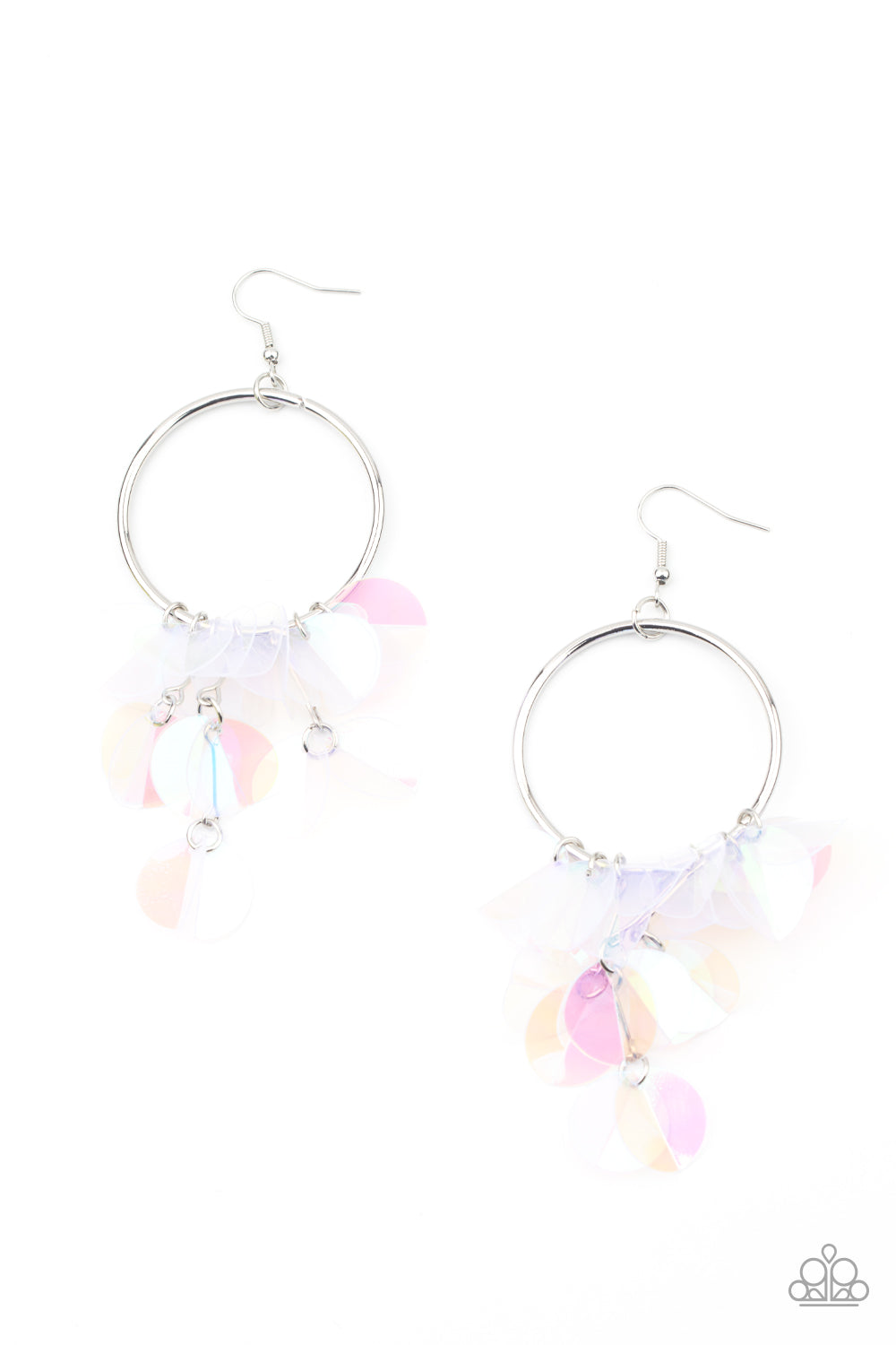 Paparazzi Holographic Hype - Multi Earrings -May 2021 Life Of The Party Exclusive - A Finishing Touch Jewelry
