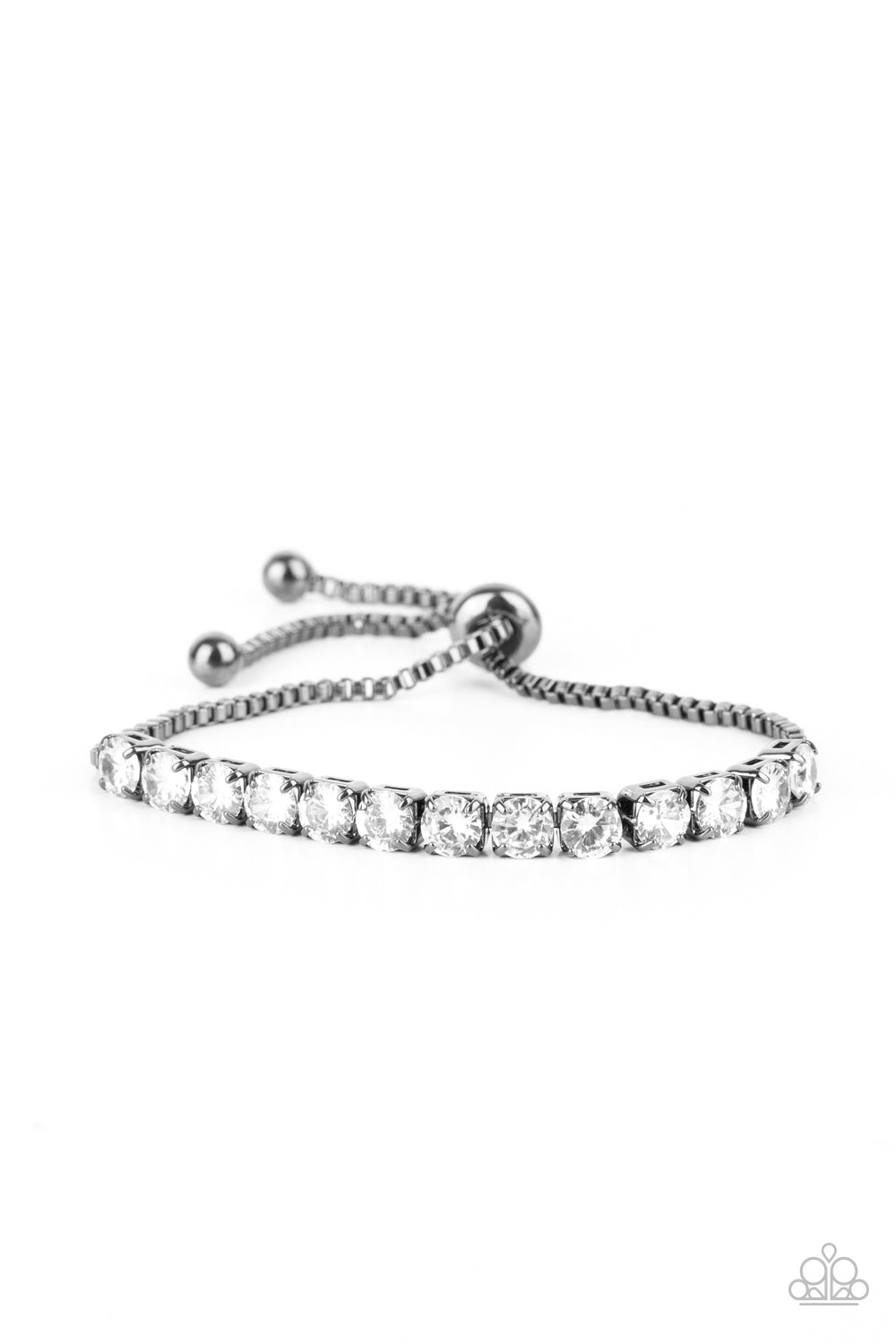 Paparazzi Red Carpet Rival - Black Bracelet - A Finishing Touch Jewelry