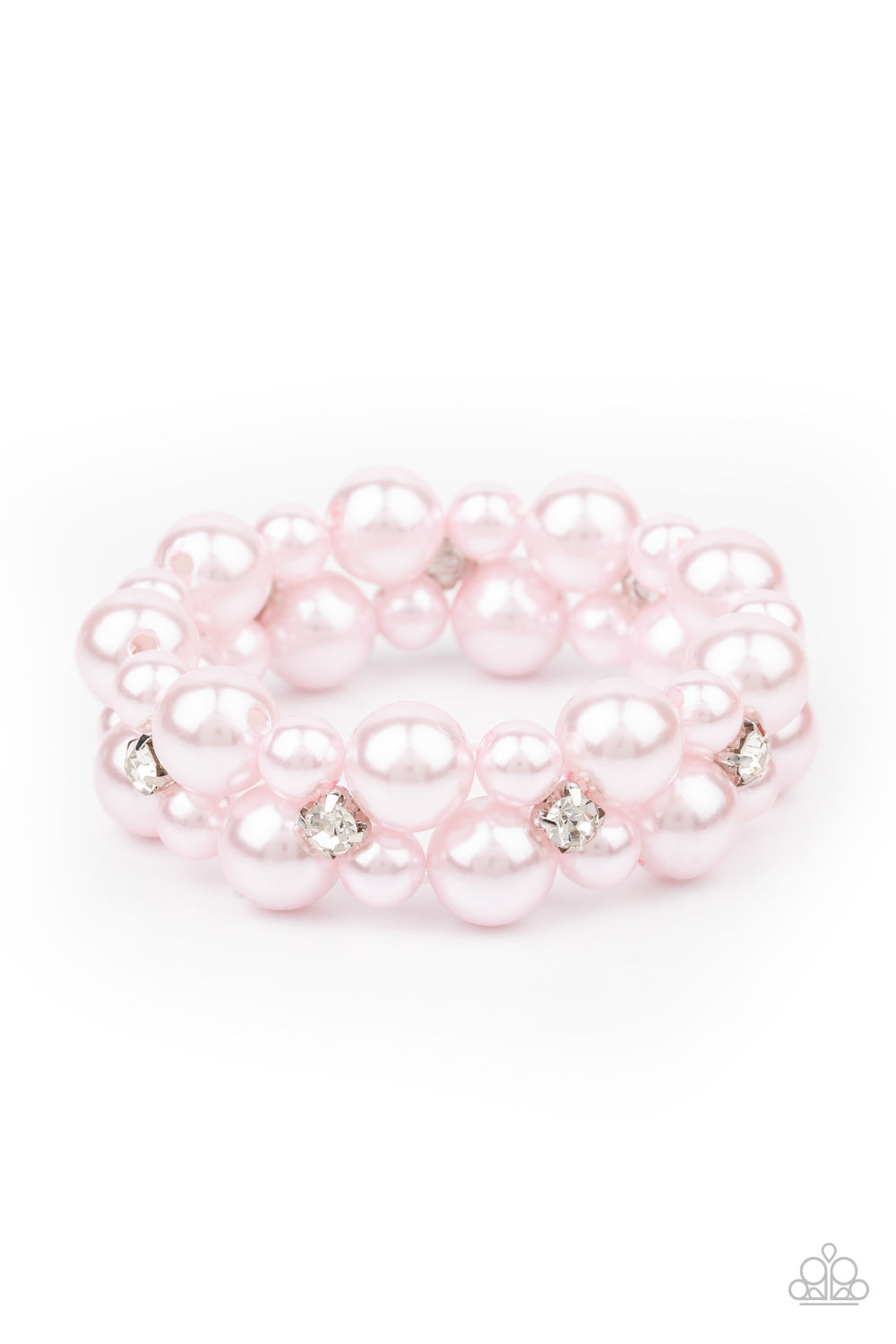 Paparazzi Flirt Alert - Pink Bracelet - A Finishing Touch Jewelry