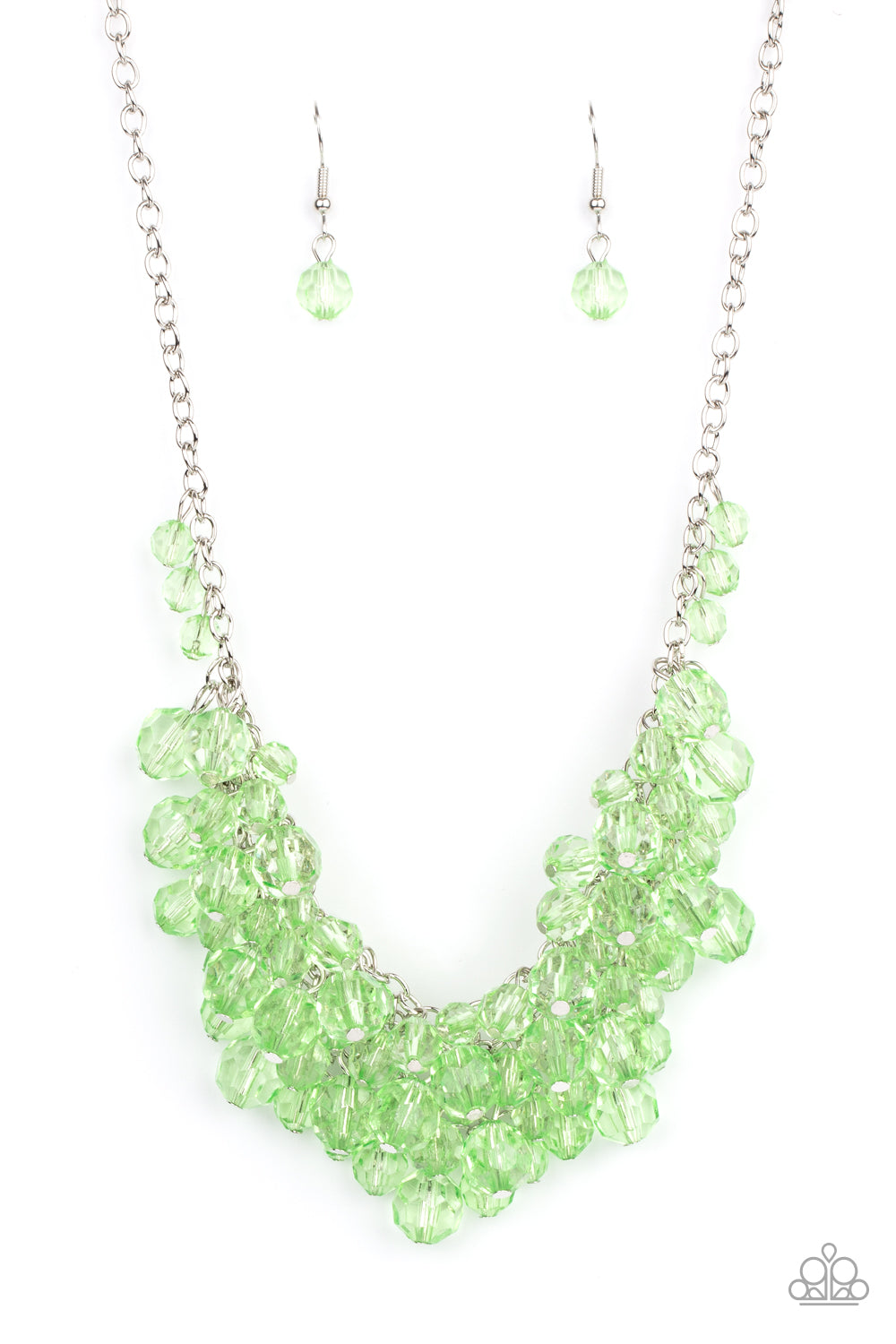 Paparazzi Let The Festivities Begin - Green Necklace - paparazzi jewelry images