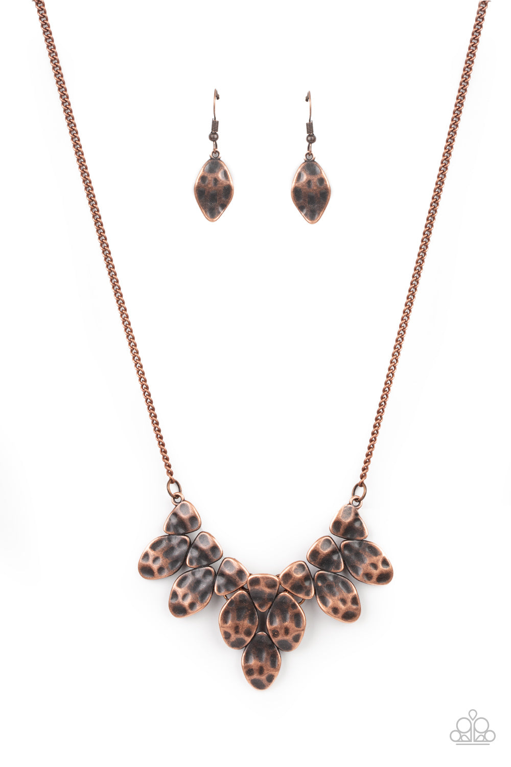 Paparazzi Rustic Smolder - Copper Necklace - A Finishing Touch Jewelry