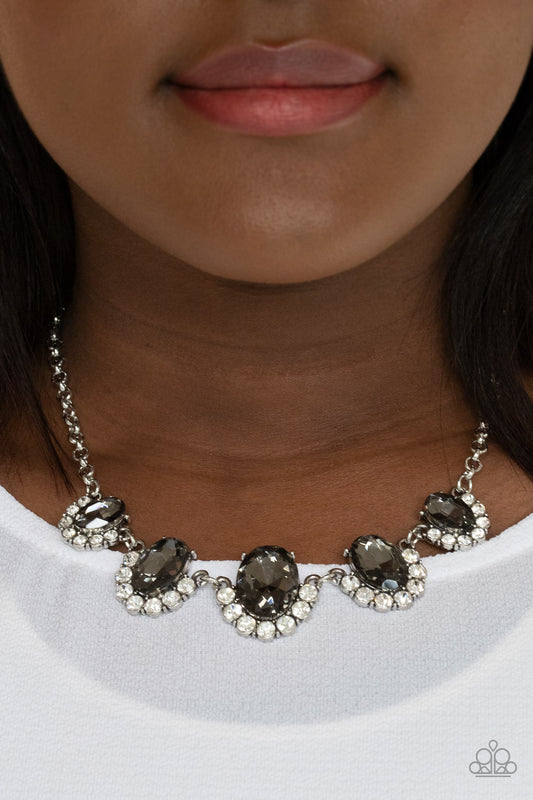 Paparazzi The Queen Demands It - Silver Necklace - A Finishing Touch Jewelry