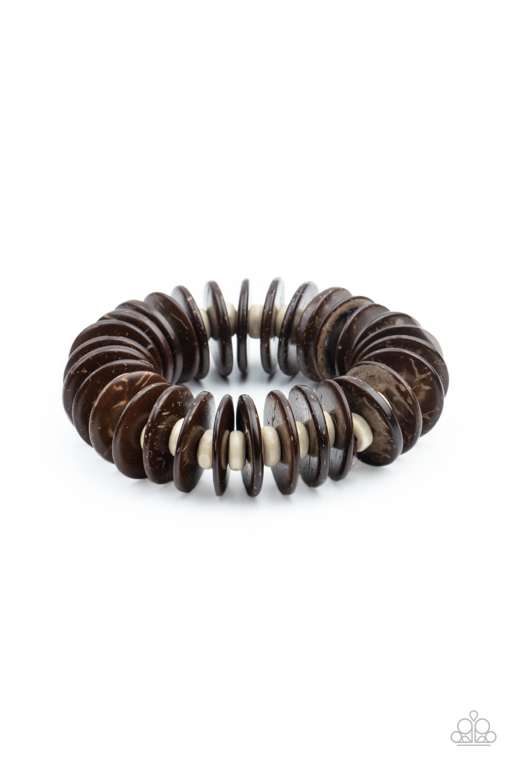 Paparazzi Caribbean Reefs - Brown Bracelet - A Finishing Touch Jewelry