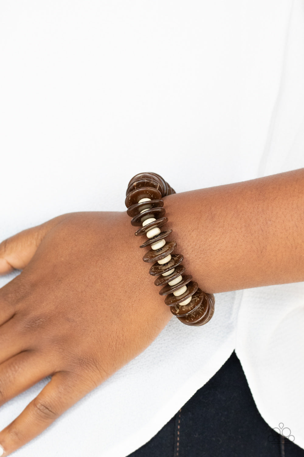 Paparazzi Caribbean Reefs - Brown Bracelet - A Finishing Touch Jewelry
