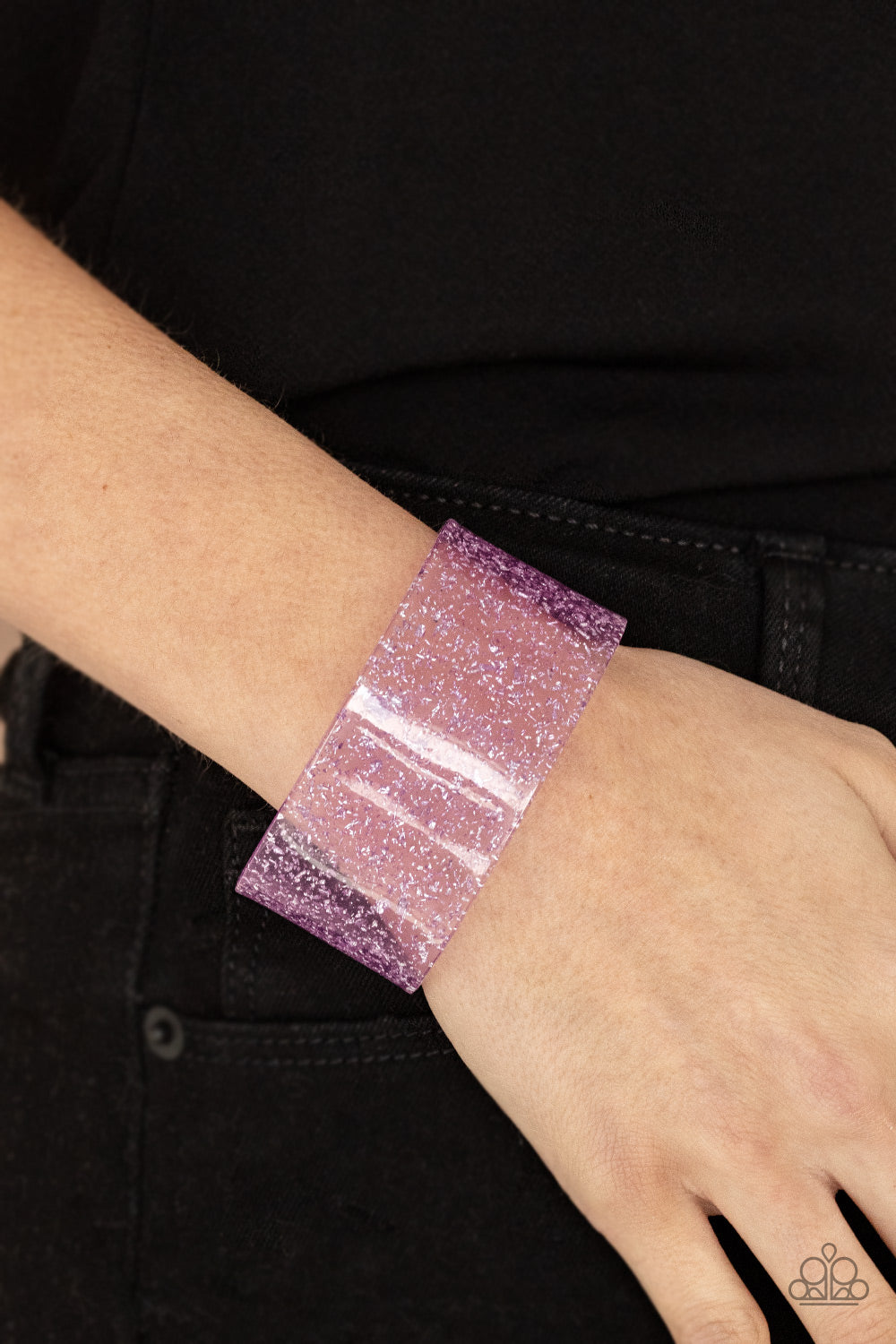 Paparazzi Snap, Crackle, Pop! - Purple Bracelet - A Finishing Touch Jewelry
