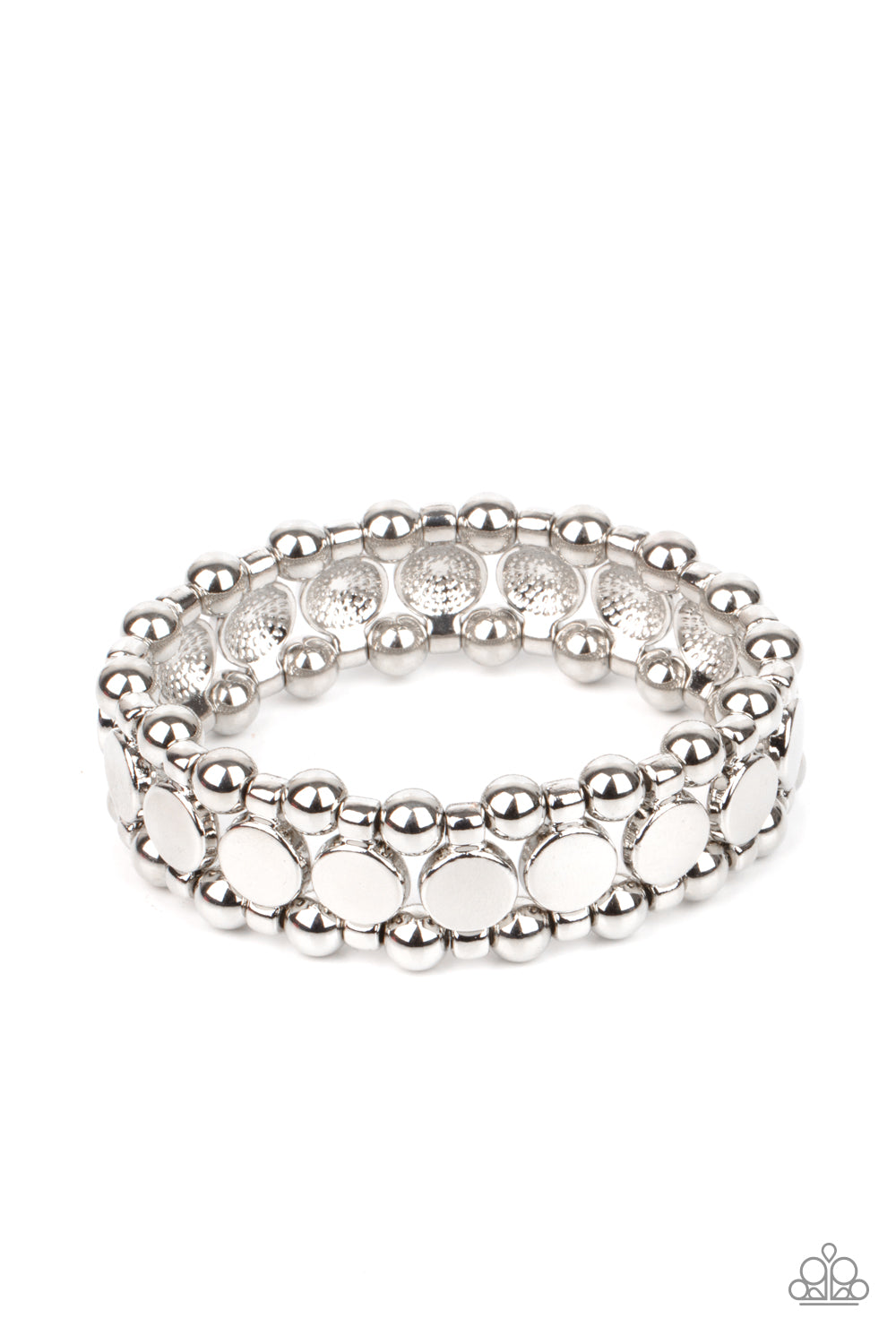 Paparazzi Metro Magnetism - Silver Bracelet - A Finishing Touch Jewelry
