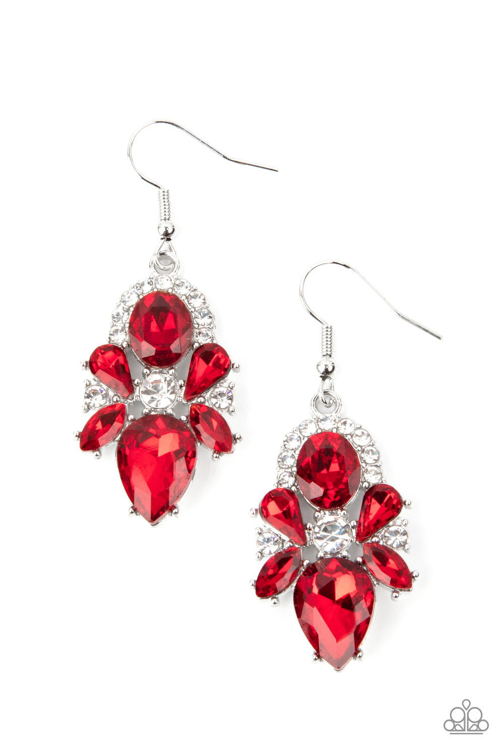 Paparazzi Stunning Starlet - Red Earrings - A Finishing Touch Jewelry