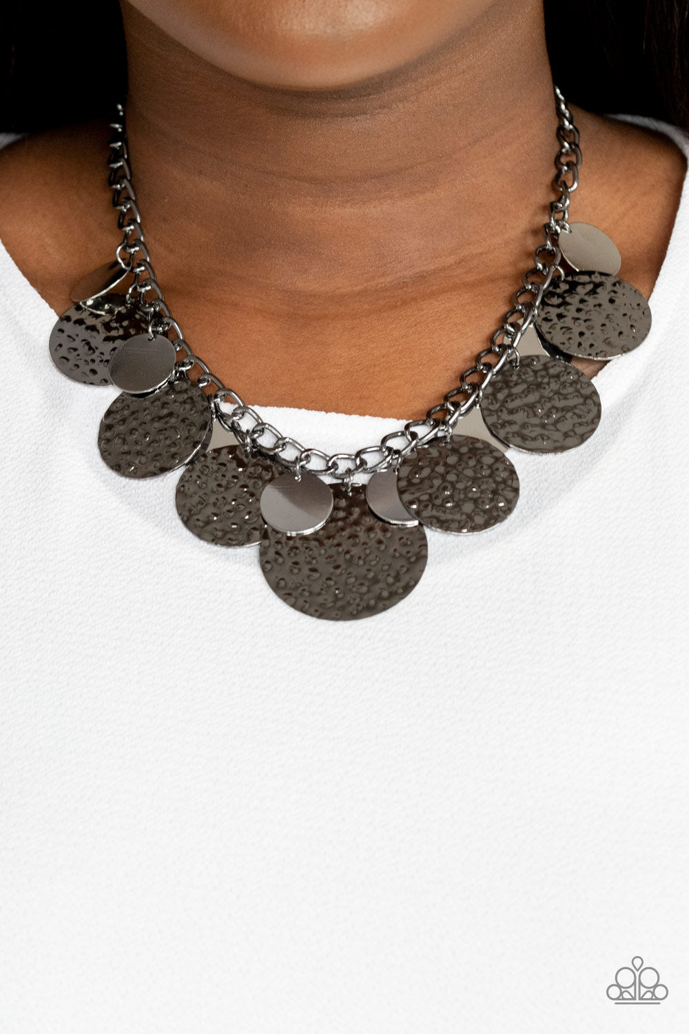 Paparazzi Industrial Grade Glamour - Black Necklace - A Finishing Touch Jewelry