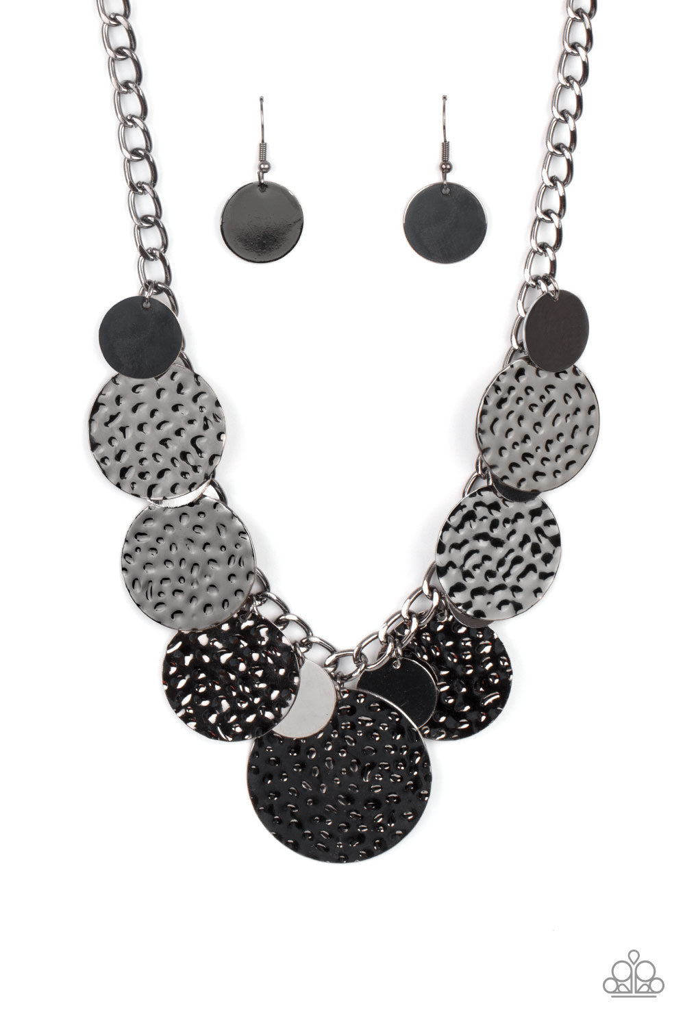 Paparazzi Industrial Grade Glamour - Black Necklace - A Finishing Touch Jewelry