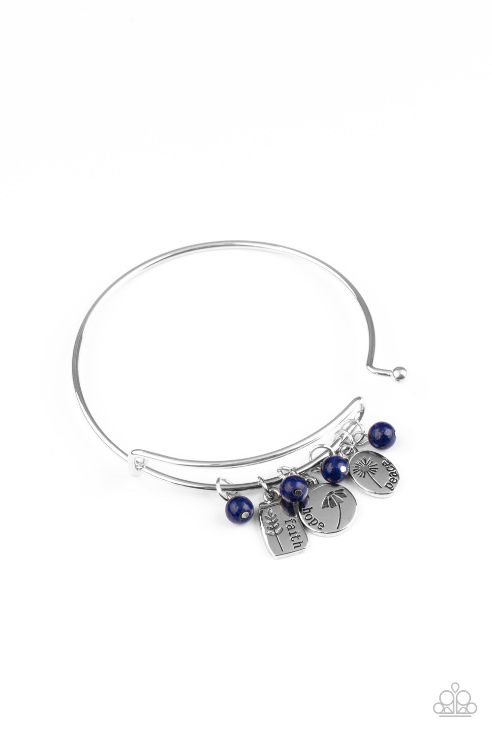 Paparazzi GROWING Strong - Blue Bracelet - A Finishing Touch Jewelry