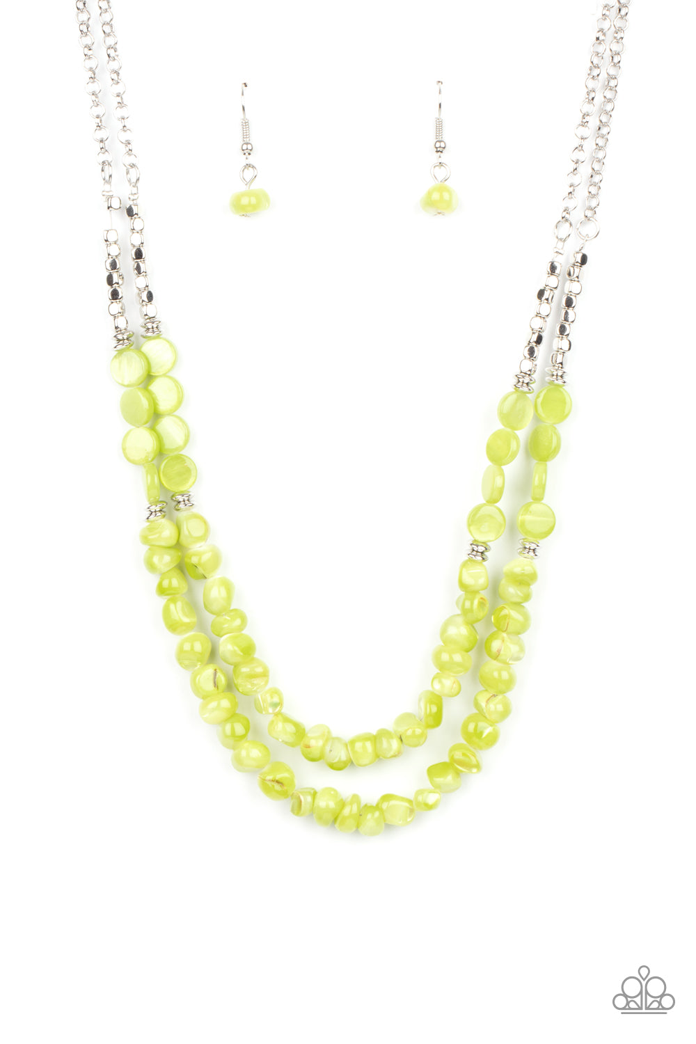 Paparazzi Staycation Status - Green Necklace - A Finishing Touch Jewelry