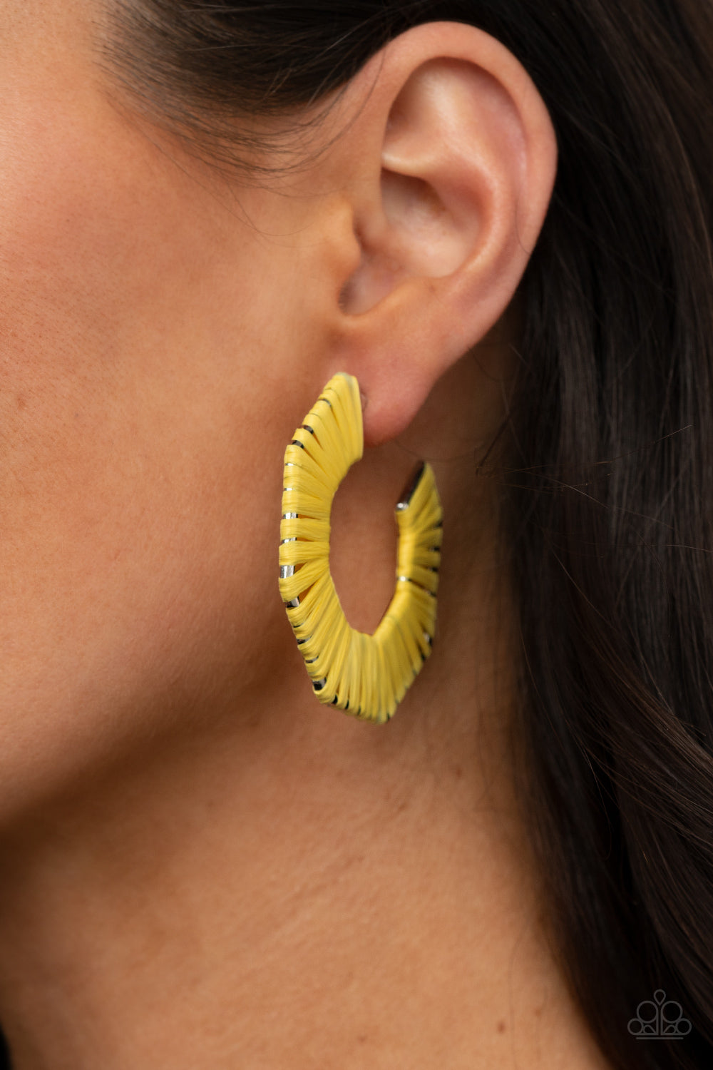 Paparazzi Fabulously Fiesta - Yellow Earrings - A Finishing Touch Jewelry