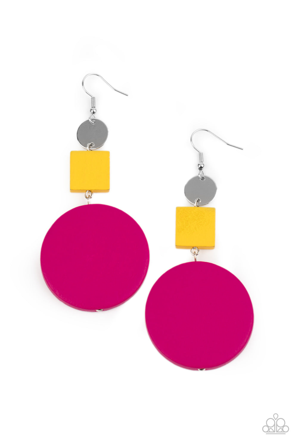 Paparazzi Modern Materials - Multi Earrings - A Finishing Touch Jewelry