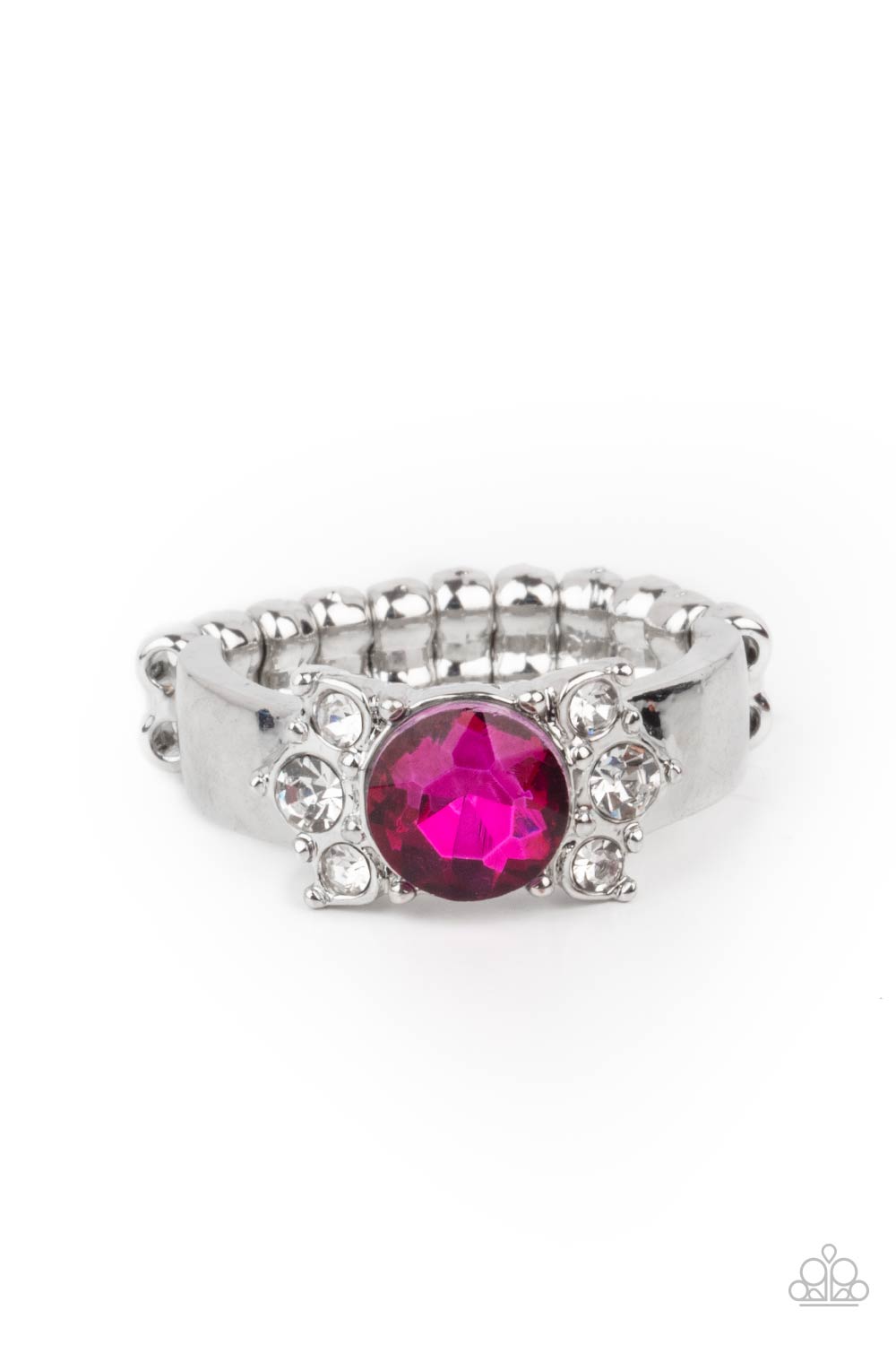 Paparazzi ROYAL Till The End - Pink Ring - A Finishing Touch Jewelry