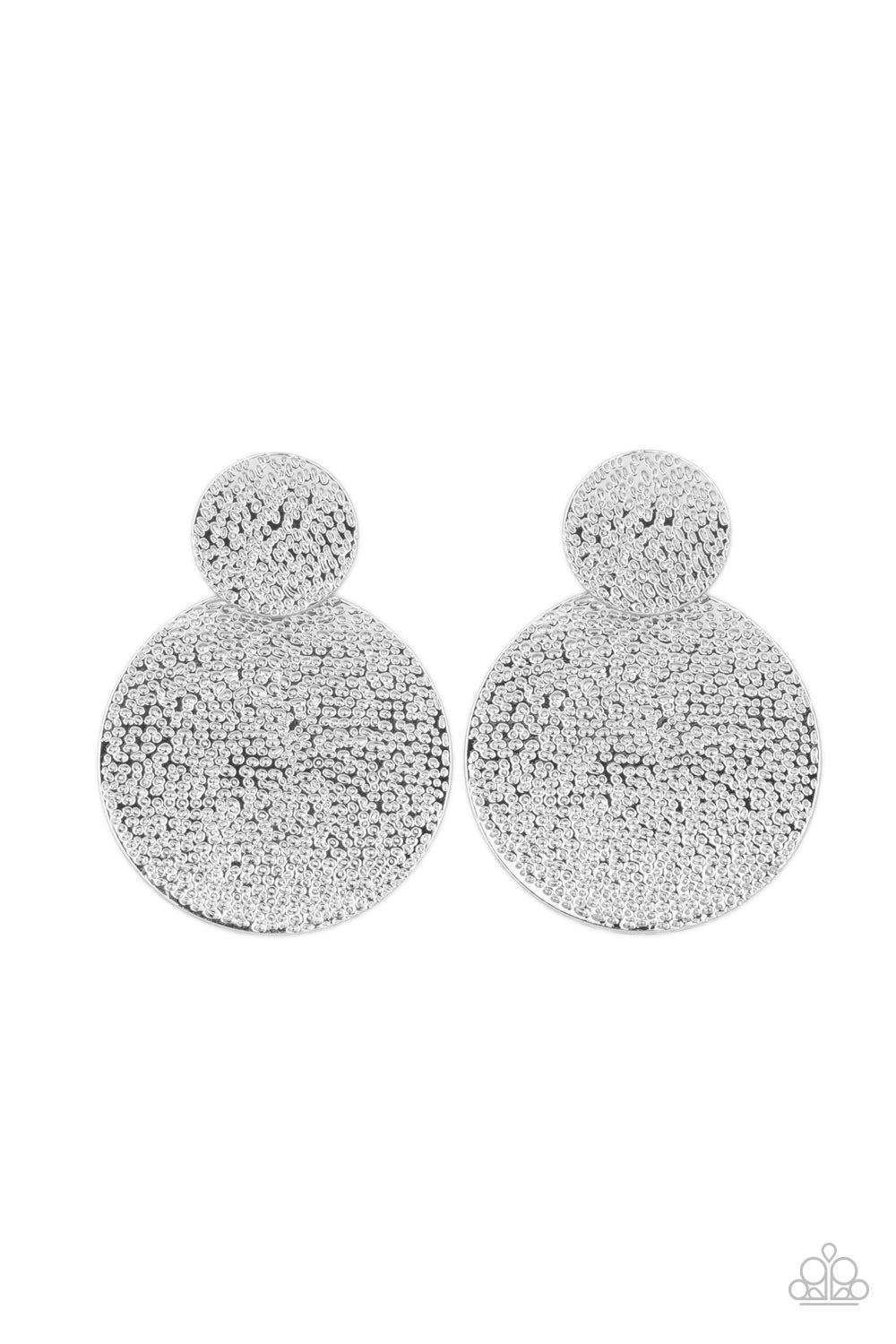 Paparazzi Refined Relic - Silver Earrings - A Finishing Touch Jewelry