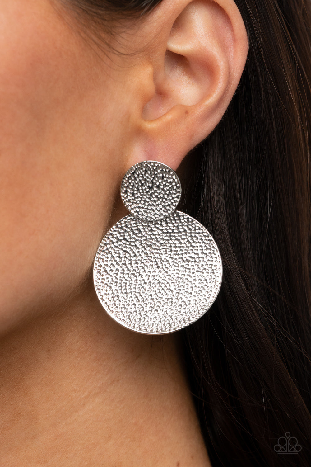 Paparazzi Refined Relic - Silver Earrings - A Finishing Touch Jewelry
