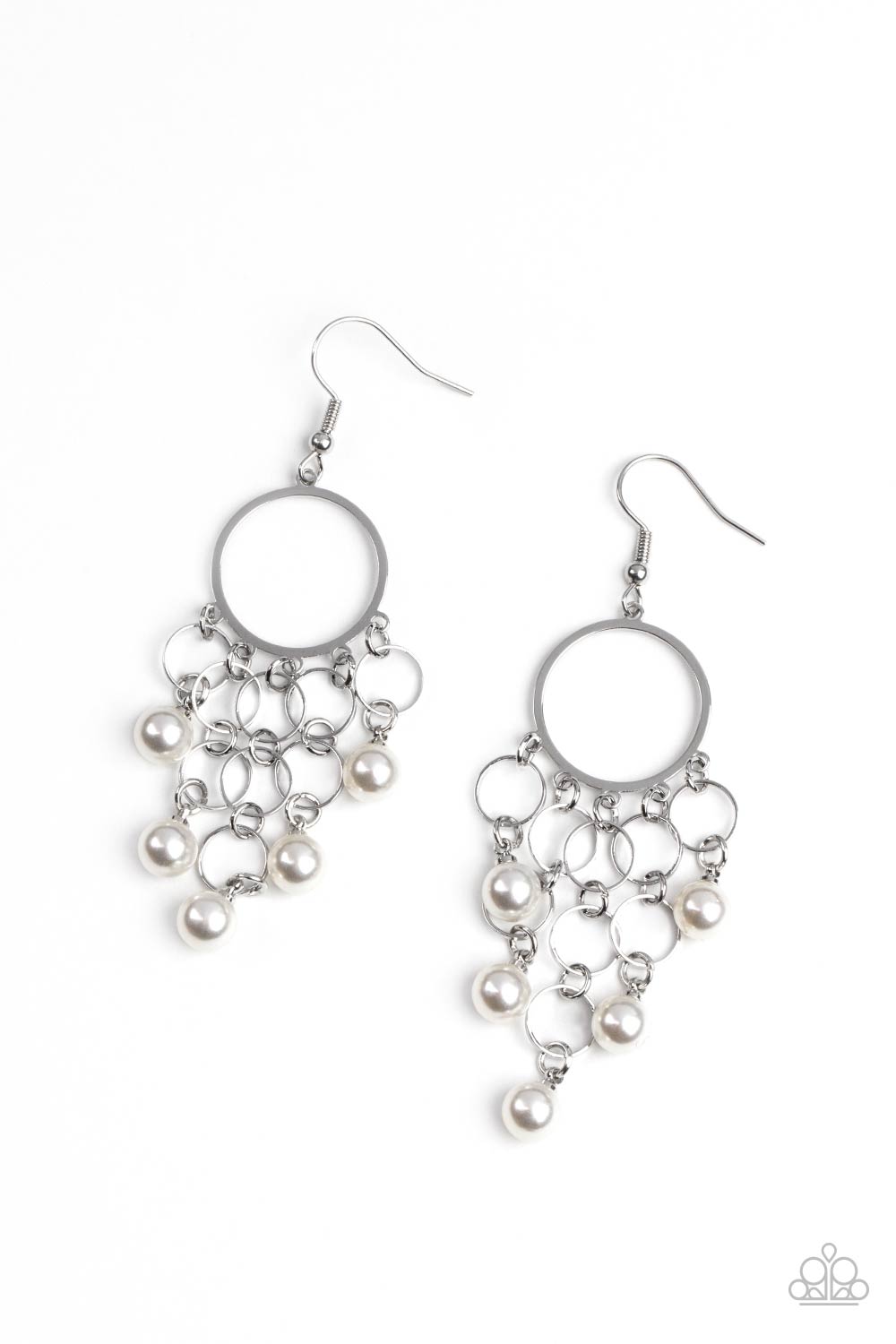 Paparazzi When Life Gives You Pearls - White Earrings - A Finishing Touch Jewelry