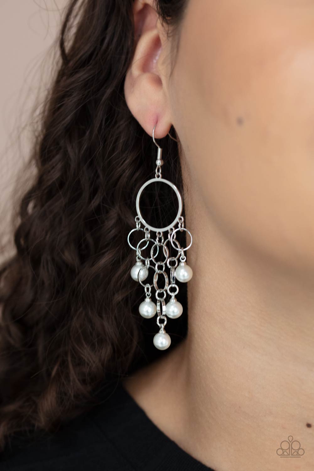 Paparazzi When Life Gives You Pearls - White Earrings - A Finishing Touch Jewelry