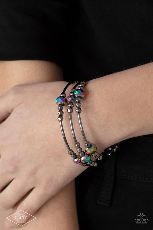 Paparazzi Showy Shimmer - Multi Bracelet - Life of the Party - A Finishing Touch Jewelry