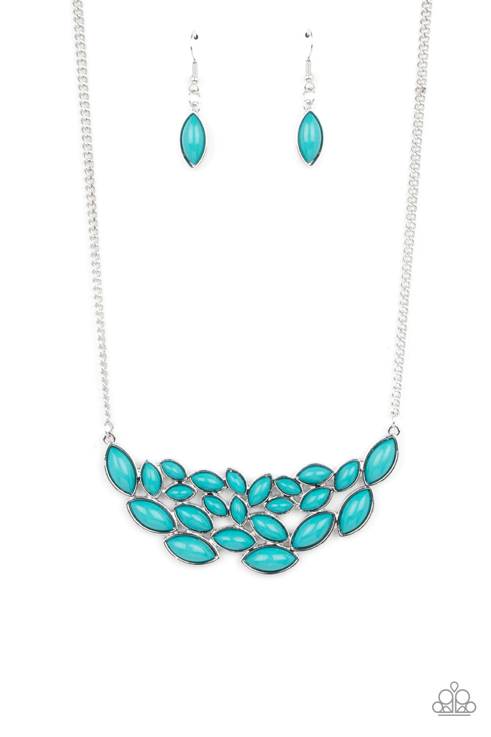 Paparazzi Eden Escape - Blue Necklace - A Finishing Touch Jewelry