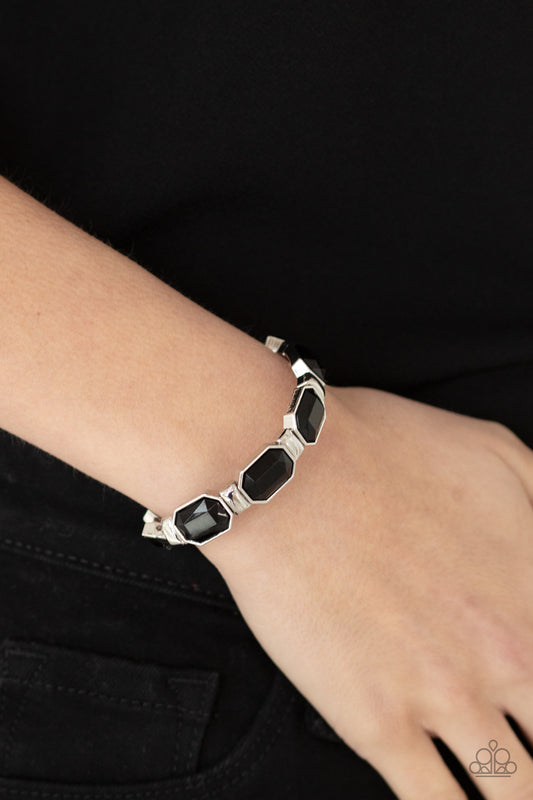 Paparazzi Fashion Fable - Black Bracelet - A Finishing Touch Jewelry