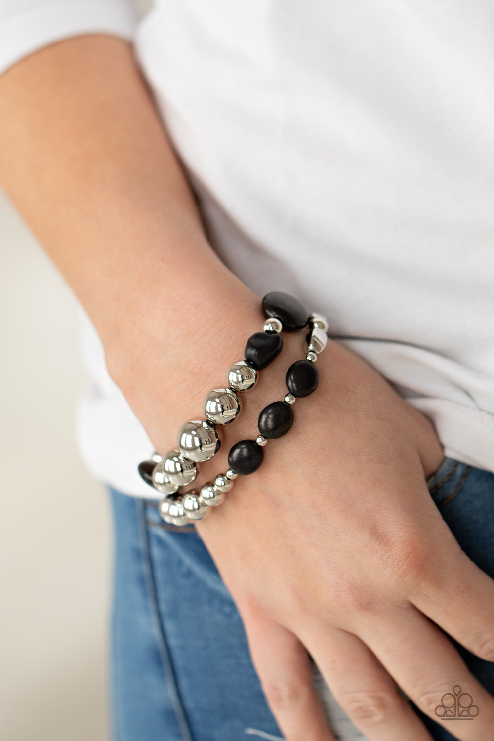 Paparazzi Authentically Artisan - Black Bracelet - A Finishing Touch Jewelry