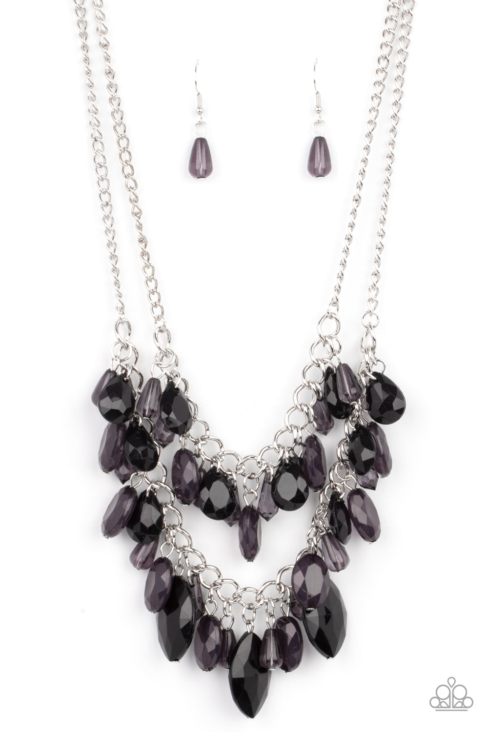 Paparazzi Midsummer Mixer - Black Necklace - A Finishing Touch Jewelry