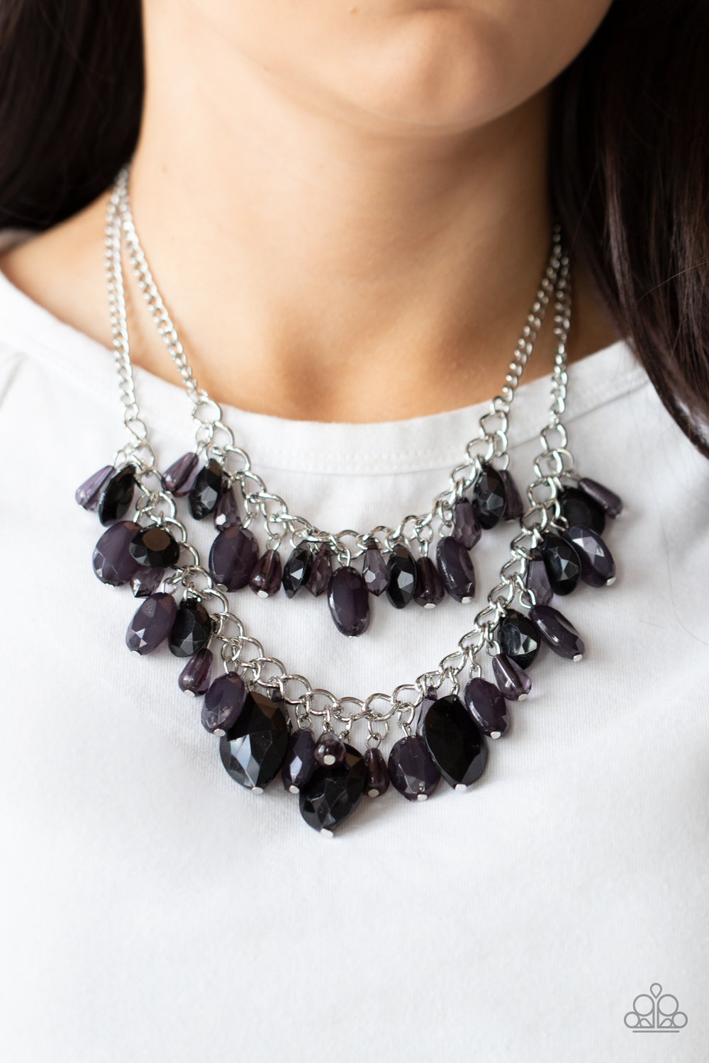 Paparazzi Midsummer Mixer - Black Necklace - A Finishing Touch Jewelry