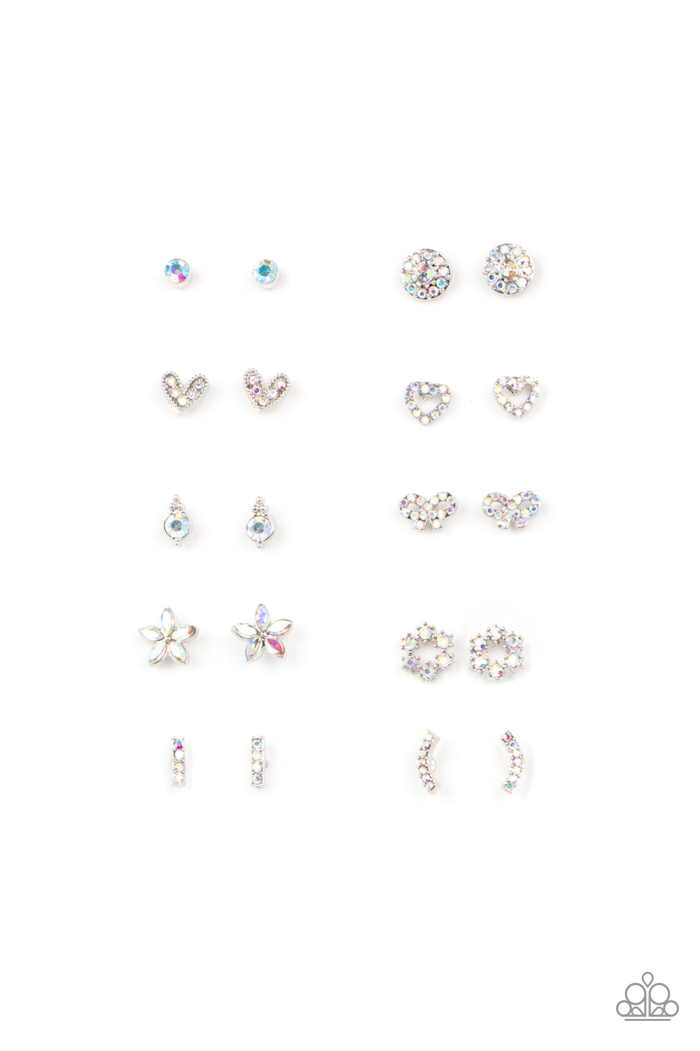 Paparazzi Starlet Shimmer Iridescent Post Earrings - A Finishing Touch Jewelry