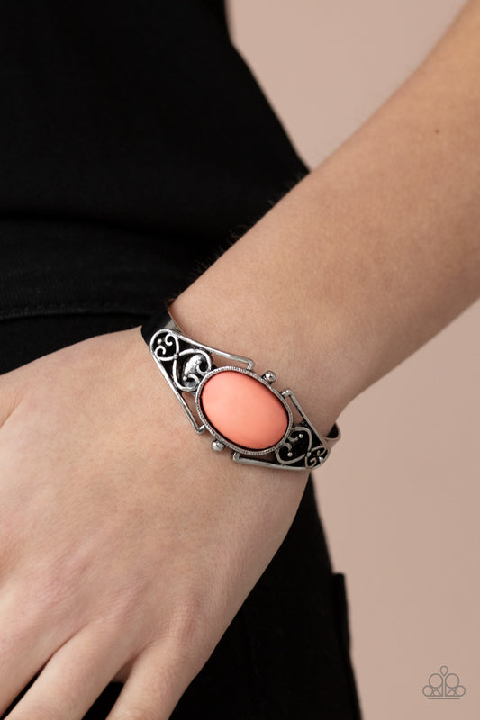 Paparazzi Springtime Trendsetter - Orange Bracelet - A Finishing Touch Jewelry