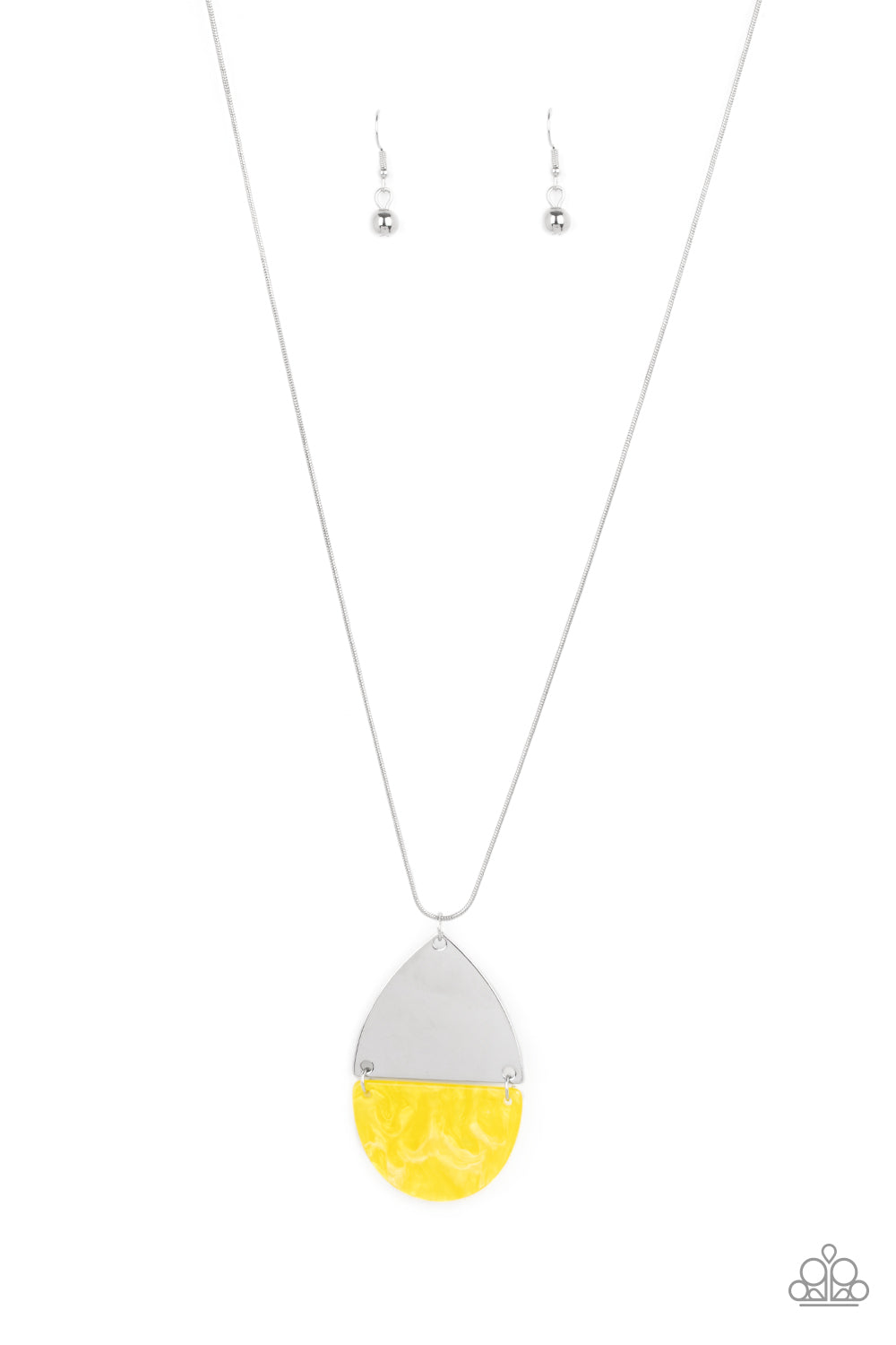 Paparazzi Rainbow Shores - Yellow Necklace - A Finishing Touch Jewelry