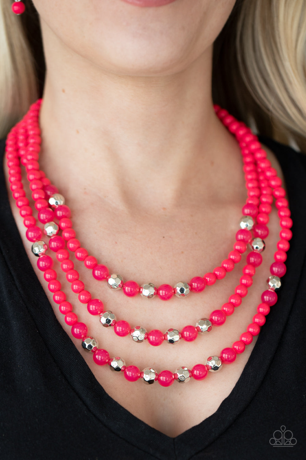 Paparazzi STAYCATION All I Ever Wanted - Pink Necklace - A Finishing Touch Jewelry