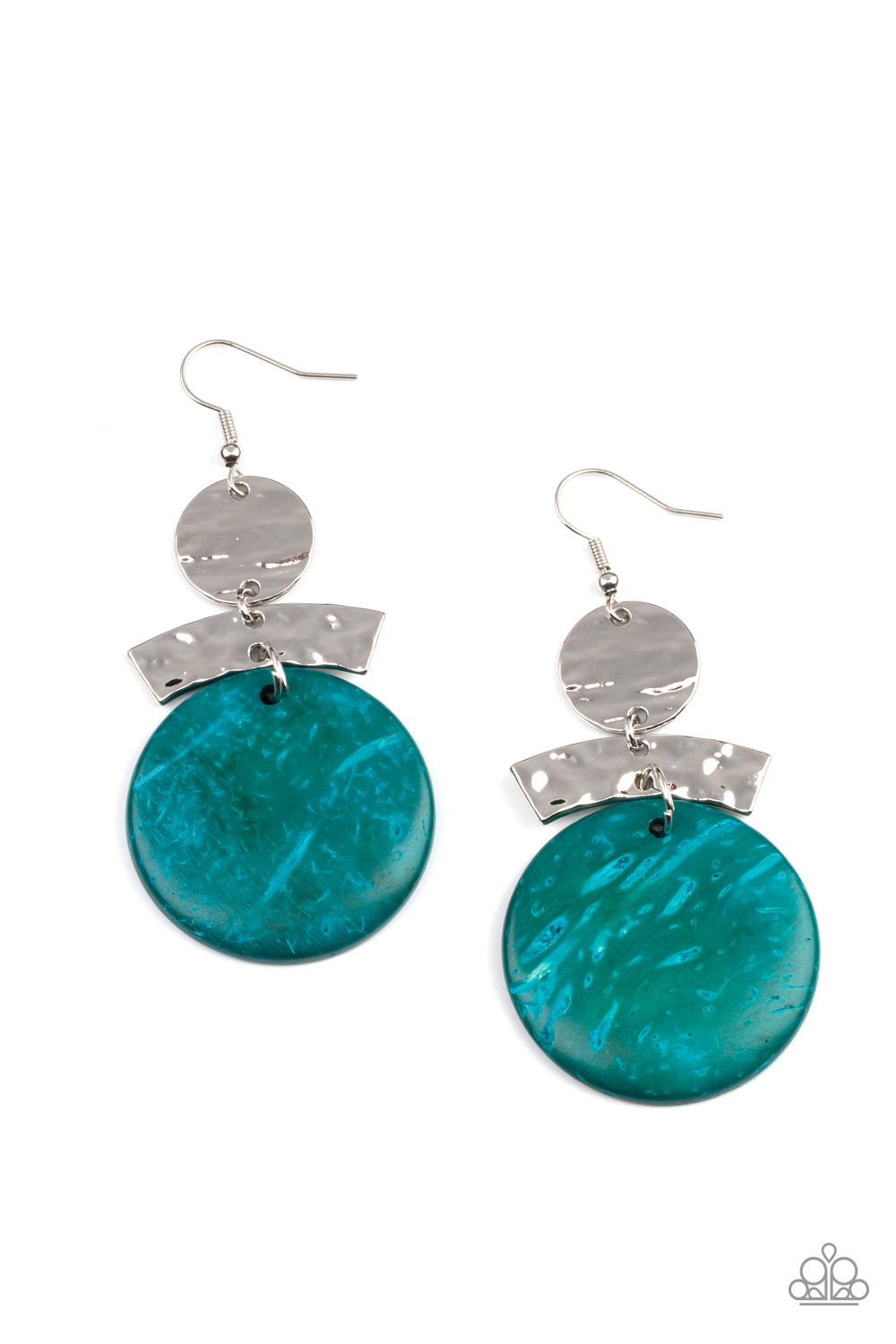 Paparazzi Diva Of My Domain - Blue Earrings - A Finishing Touch Jewelry