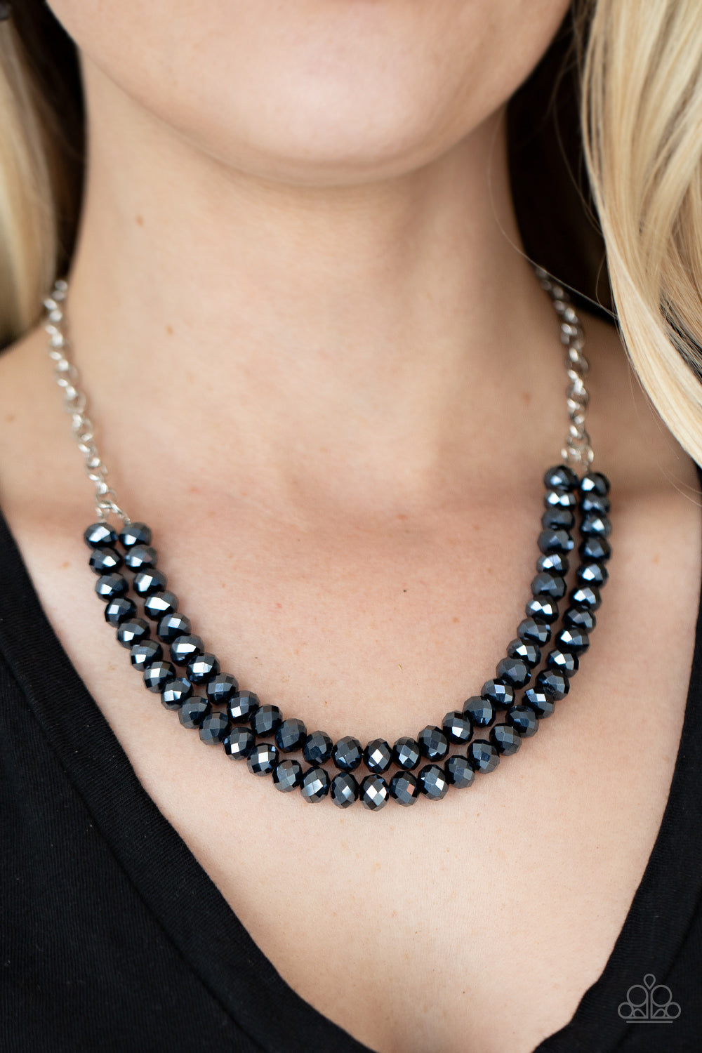 Paparazzi May The FIERCE Be With You - Blue Necklace - A Finishing Touch Jewelry
