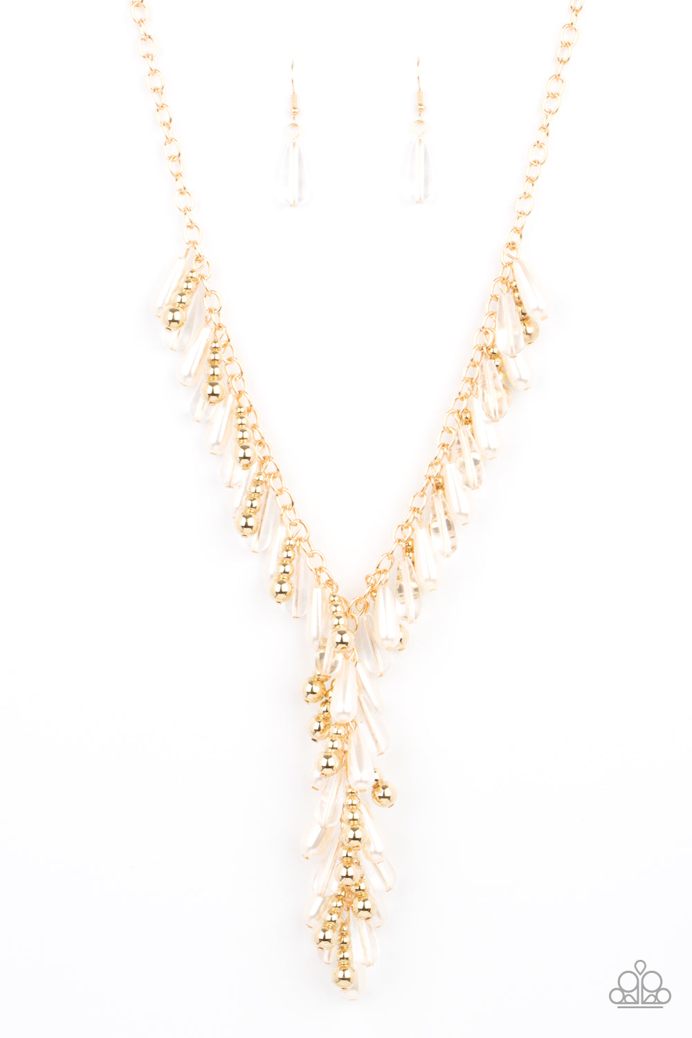 Paparazzi Dripping With DIVA-ttitude - Gold Necklace - A Finishing Touch Jewelry