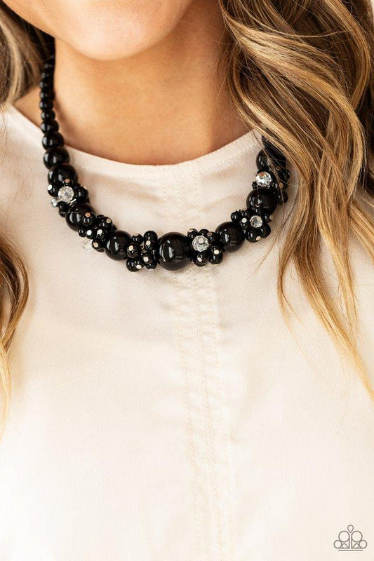 Paparazzi All Dolled UPSCALE - Black Necklace - A Finishing Touch Jewelry
