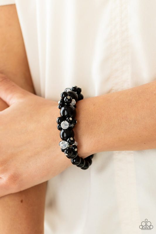 Paparazzi Upcycled Upscale - Black Bracelet - A Finishing Touch Jewelry