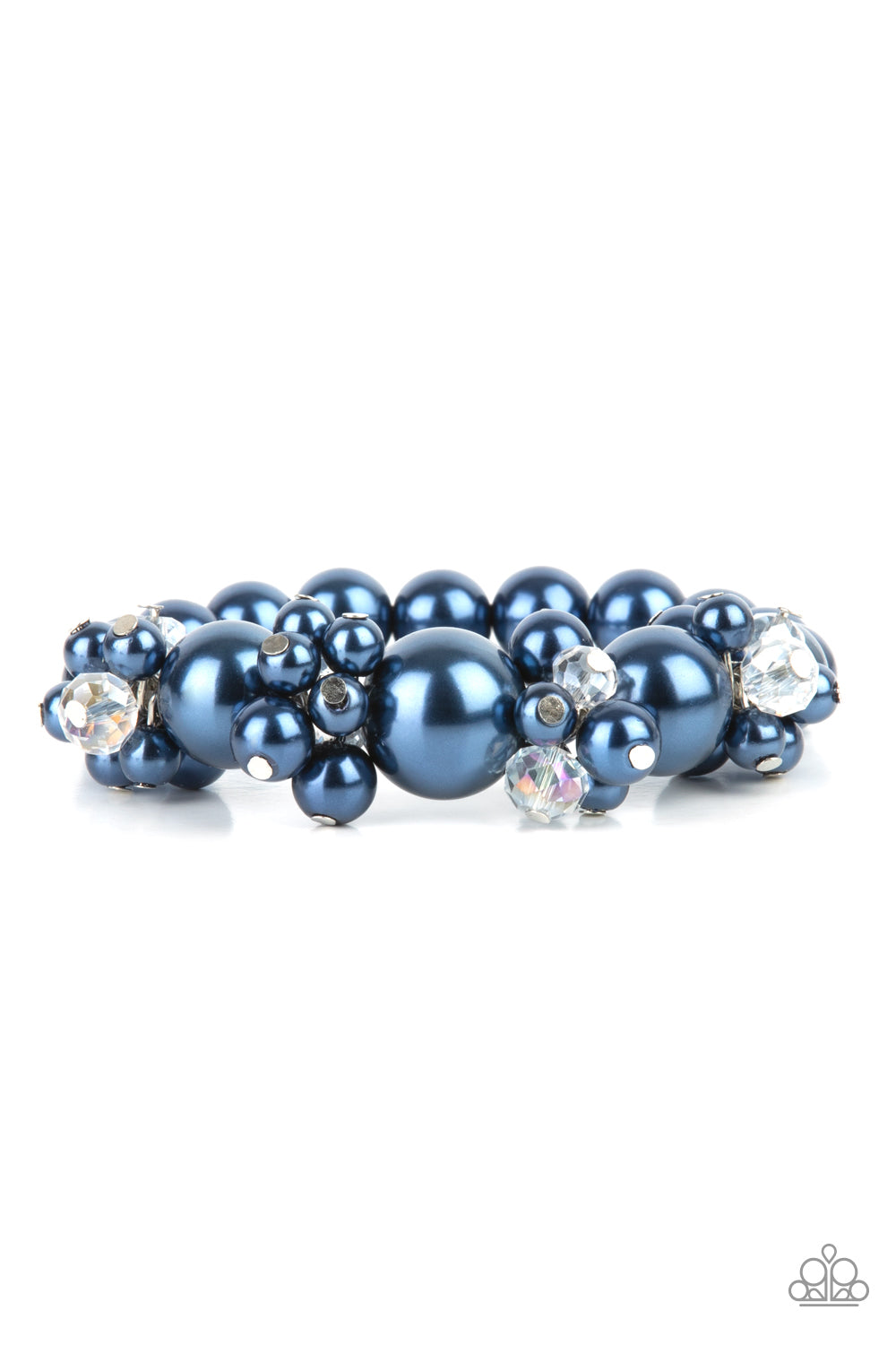 Paparazzi Upcycled Upscale - Blue Bracelet - A Finishing Touch Jewelry