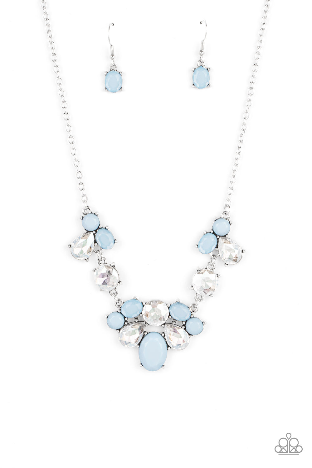 Paparazzi Ethereal Romance - Blue Necklace - A Finishing Touch Jewelry