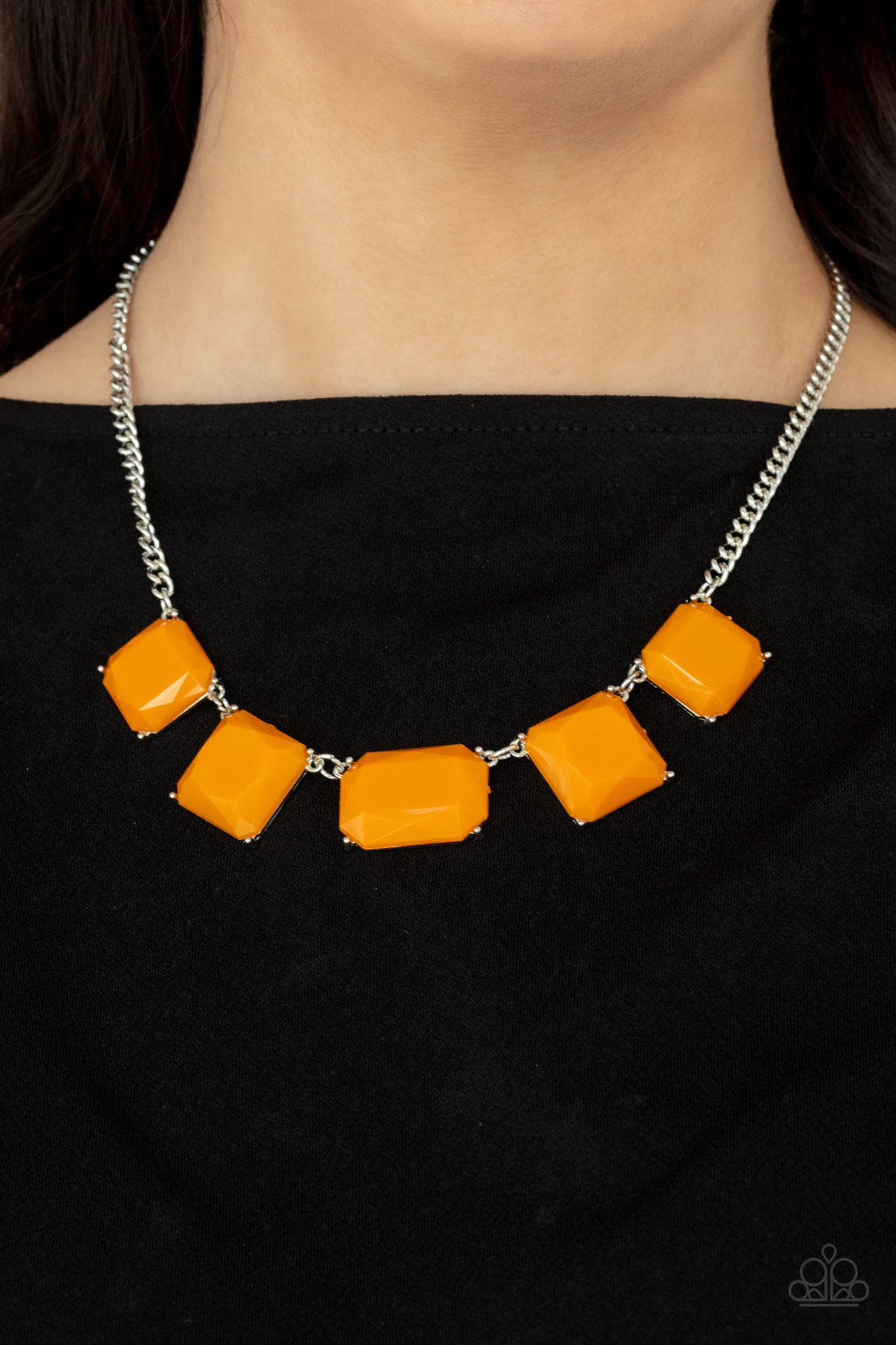Paparazzi Instant Mood Booster - Orange Necklace - A Finishing Touch Jewelry