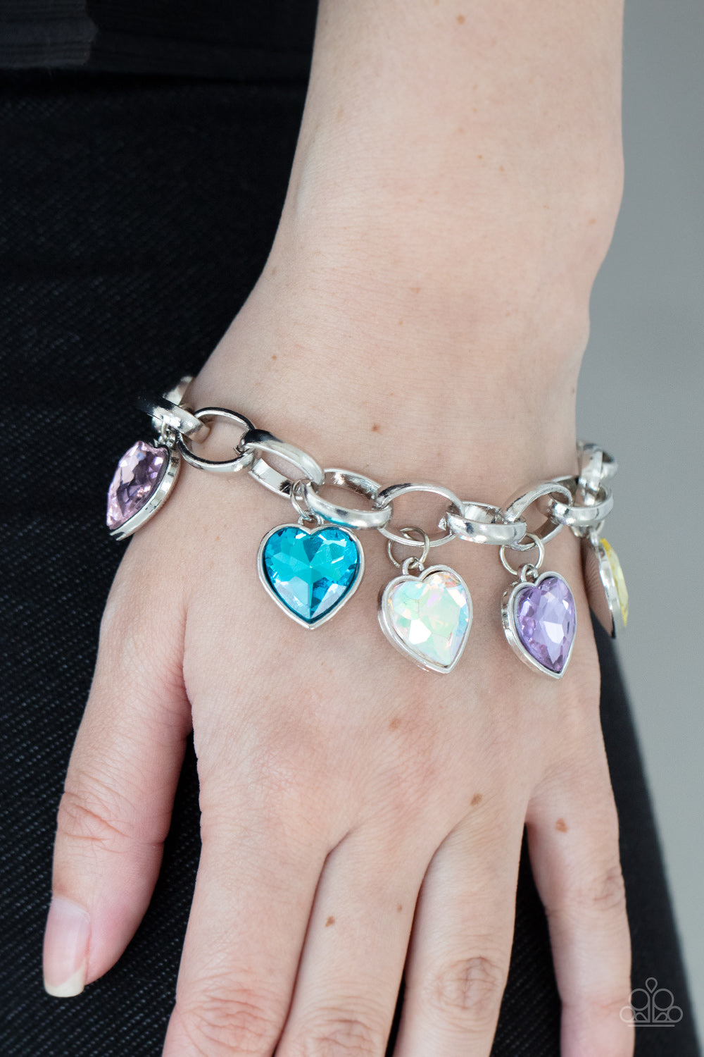 Paparazzi Candy Heart Charmer - Multi Bracelet - A Finishing Touch Jewelry
