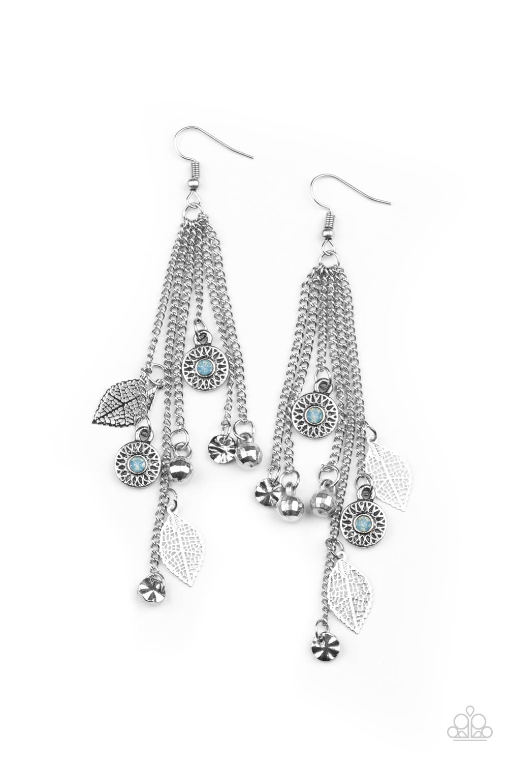 Paparazzi A Natural Charmer - Blue Earrings - A Finishing Touch Jewelry