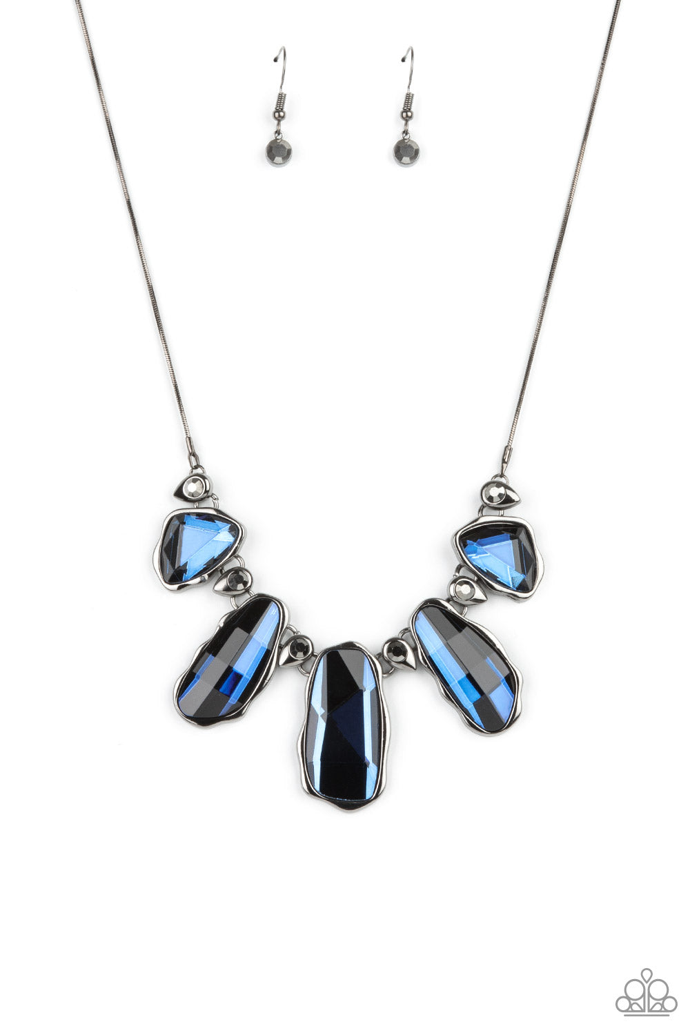 Paparazzi Cosmic Cocktail - Blue Necklace - A Finishing Touch Jewelry